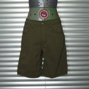 Mens Prana olive everything shorts size 30